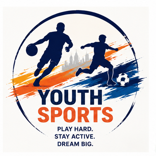 Youth sports activity artwork